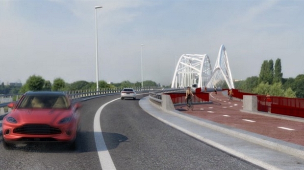 Amsterdam to Get Separate Bicycle Bridge to Zeeburgereiland - Image